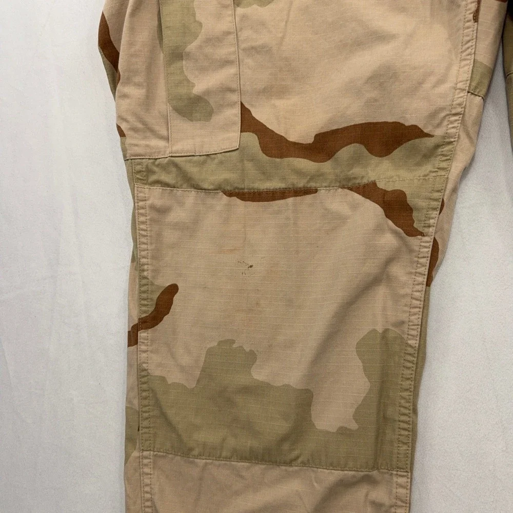 Military Cargo Pants Desert Camouflage Combat Ripstop Trousers Tan Men XL Long
